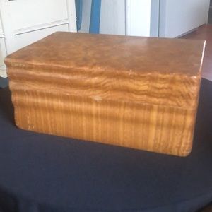 Vintage Wood Jewelry Box UNISEX